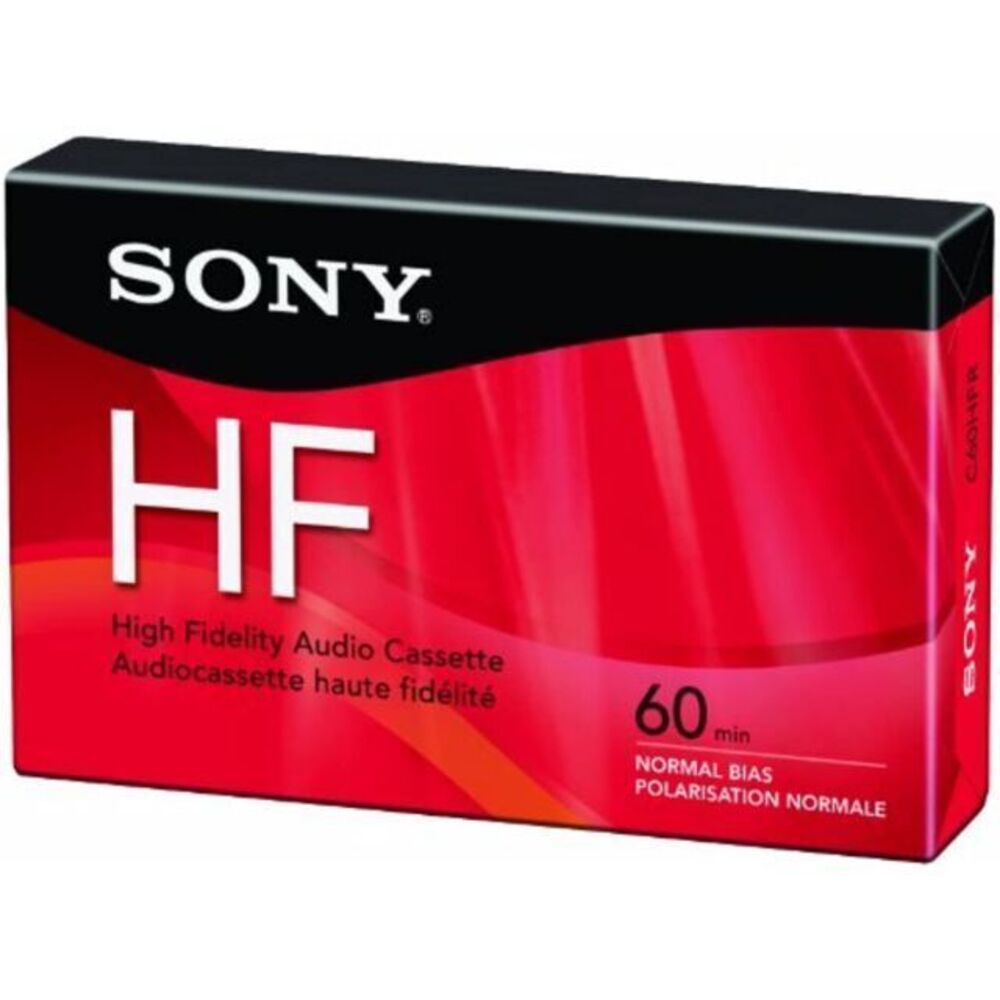 Sony HF High Fidelity 60 Minute Blank Cassette Tape New in PACKAGE